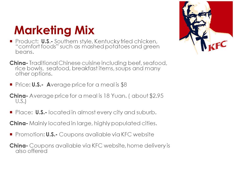 KFC Marketing Plan Essay